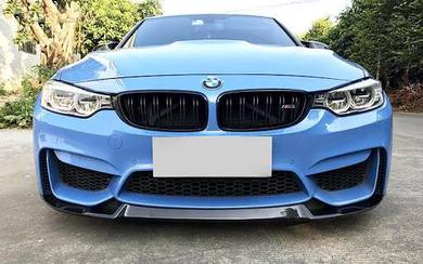 Bmw F30 M3 Bumper Cs Front Lip Bodykit Piano Blk
