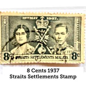 1937 Straits Settlements Stamp