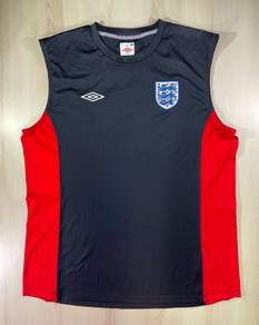 Umbro England Sleeveless Training Jersey #EZ2 Used