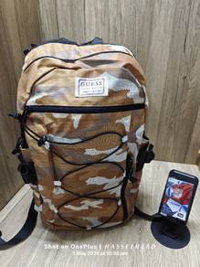 Guess Brown Camo Bagpack