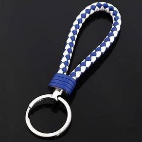 WHITE BLUE KEYCHAIN KEY CHAIN DOOR FREE GiFT MURAH