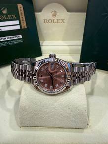 Pre-owned 179174 Pink 💎Rolex Datejust 26mm 2009