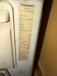 aircond second dan exhaust fan baru