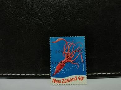 1998 New Zealand Stamp Giant Squid