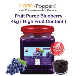 Fruit Puree 4kg Blueberry 6botel / ctn