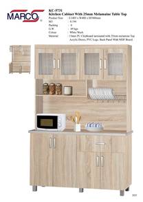 5 FT High Kitchen Cabinet KC-5731-WW