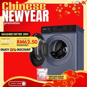 Ansuran Mesin Basuh Washer Dryer 2in1 Tawau