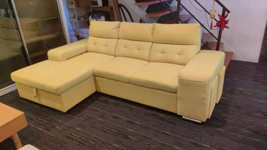 Sofa bed L shape storage