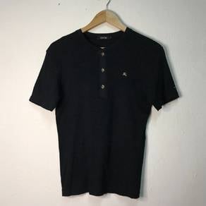 Burberry Black Label Snap Button T Shirt
