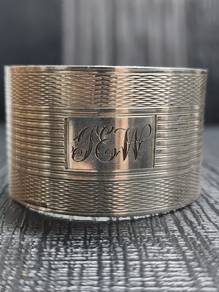 Vintage England sterling silver ,Napkin Ring