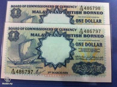 1959 Waterlow n Sons 1 Dollars 486797 98