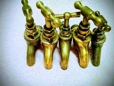 Vintage heavy duty solid brass faucets since 1965