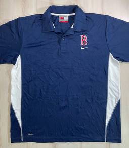 Nike MLB Boston Red Sox Collar Tee #CX Used