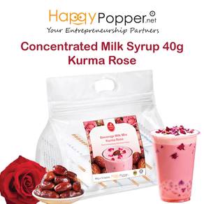 Concentrated Milk Syrup Kurma Rose 40g (10pcs/Pkt)