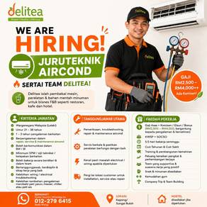 Technician ( Juruteknik Aircond)