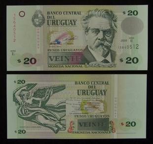 Uruguay 20 Pesos 2008 + 2011
