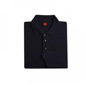 T-shirt Plain Polo Oren Sport Long Sleeve Navy