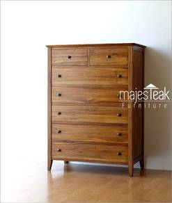 Teak Wood Chest Drawers -Dolly Design Tall.