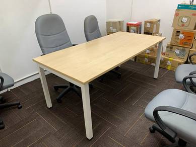 Large Office Meeting / Conference Table – Light Wo