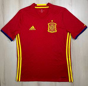 Adidas Youth 2016 Spain Home Jersey #BV Used