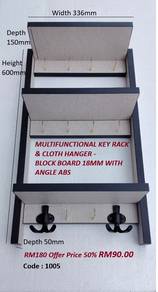 N2U 1005 - Multipurpose Key Rack & Cloth Hanger