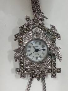 XANADU CUCKOO CLOCK, Silver Tone , QUARTZ WATCH