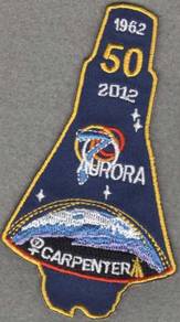 Scott Carpenter's Aurora 7 50th Anniv Space Patch
