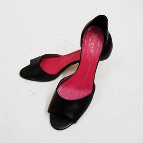 KATE SPADE Open Toe Leather Pumps