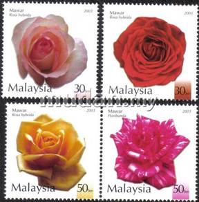 Roses in Malaysia 2003 Stamp UM S