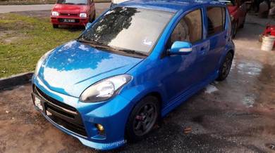 Perodua Myvi convert SE body kit spray paint