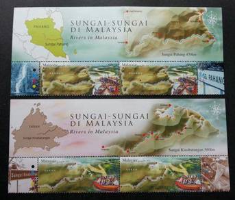 Mint Stamp Header Rivers In Malaysia 2018