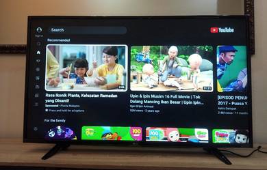 40 inch Smart tv basic apps