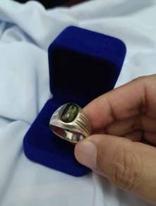 Cincin Permata Tourmaline Green