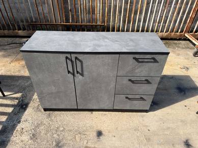 4ft Multipurpose Console Cabinet Drawer Rack Shelv