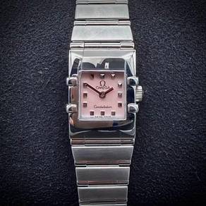 Preowned OMEGA Constellation Quadra “PINK MOP”