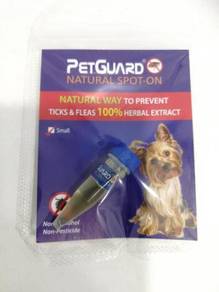 PetGuard Natural Spot-On 2ml Dog Tick Flea Anjing