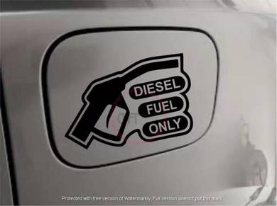 CFS41 Empty Fuel Cap Diesel Ron 97 95 Only Stiker