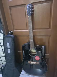 Fender CD-60SCE Guitar + NUX AC-25 Amp Full Set