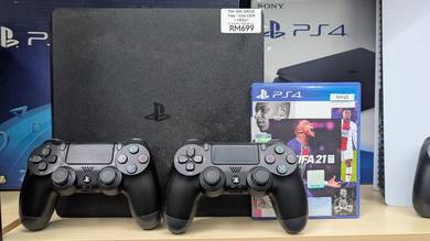 PS4 Slim 500GB, 2 Controller, FIFA 21