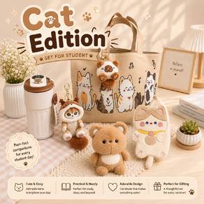 Ready Stock Cat Edition - Set A