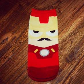 IRON MAN SUPERHERO CARTOON SHOES SOCKs 🔥