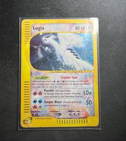 lugia vintage card authentic 