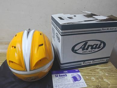 helmet arai ram3 yellow speed king premium 