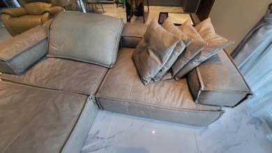 Cozy L-Shape Leather Sofa