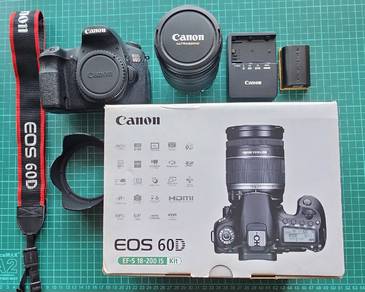 [Full Box Set] Canon EOS 60D + 18-200mm Lens