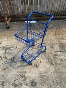 2x3ft Mobile Steel Cart Trolley