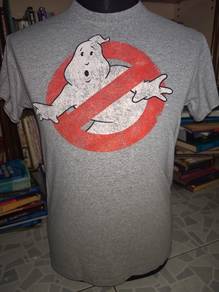 Ghostbusters distressed logo graphic t-shirt.