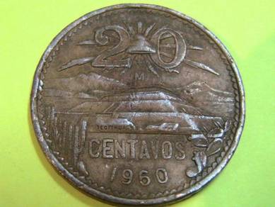 Maxican 20 Centavos 1960