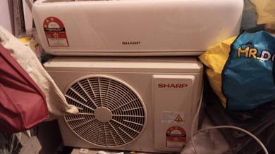 aircond sharp 1hp gas r32