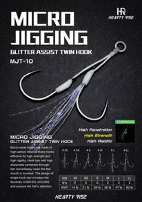 Hearty Rise GLITTER ASSIST HOOKS FOR MICRO JIGGING